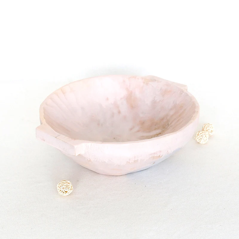 

Wooden prop bowl Rustic beach Newborn bed photography props Wood log bed