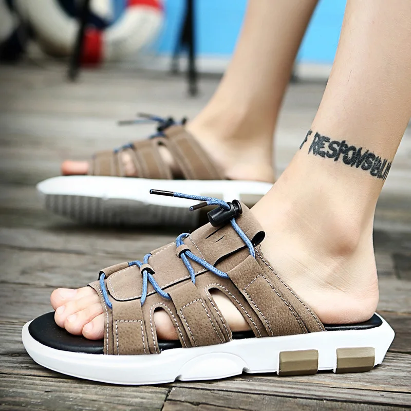 

Summer youth men's shoes sports outdoor slippers casual shoes trend