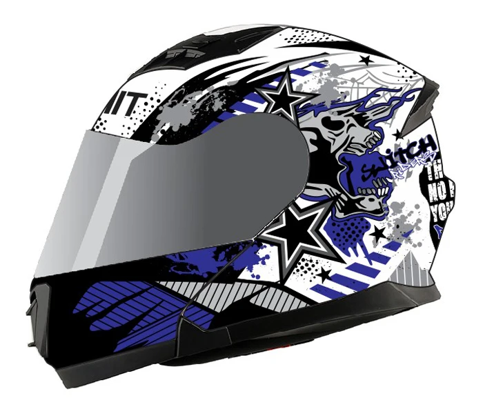 
Wholesale DOT certification motorcycle skull helmet with sun visor 