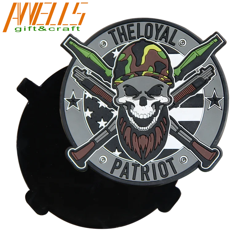 

Tactical PVC clothing Patch Military Morale Badges Patches For Clothing Bags, Custom color