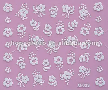 flower nail stickers