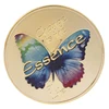 Change Is The Essence Of Life Color Rainbow Butterfly Positive Collection Arts Souvenir Coin, Medallion Surrender Chip Coins,