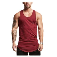 

Bodybuilding Cotton Vest Fabric Men OEM Custom Gym Sports Tank Top