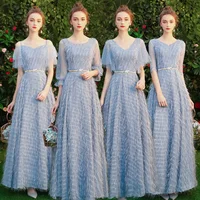 

Wedding long chiffon party dresses wholesale bridesmaid dress