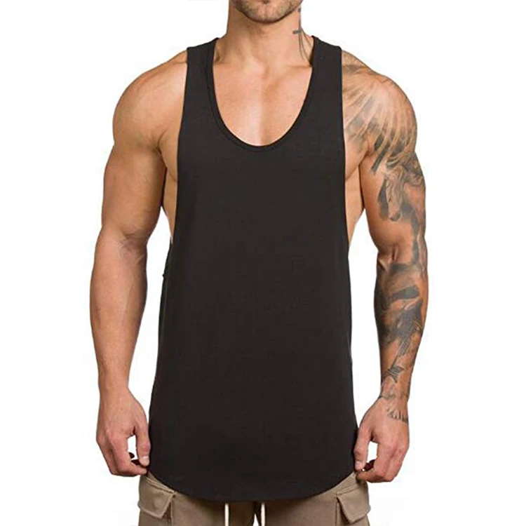 

New Design Manufacture sleeveless bodybuilding fitness tank top men