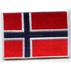 100% Norway Flag Embroidery Patch