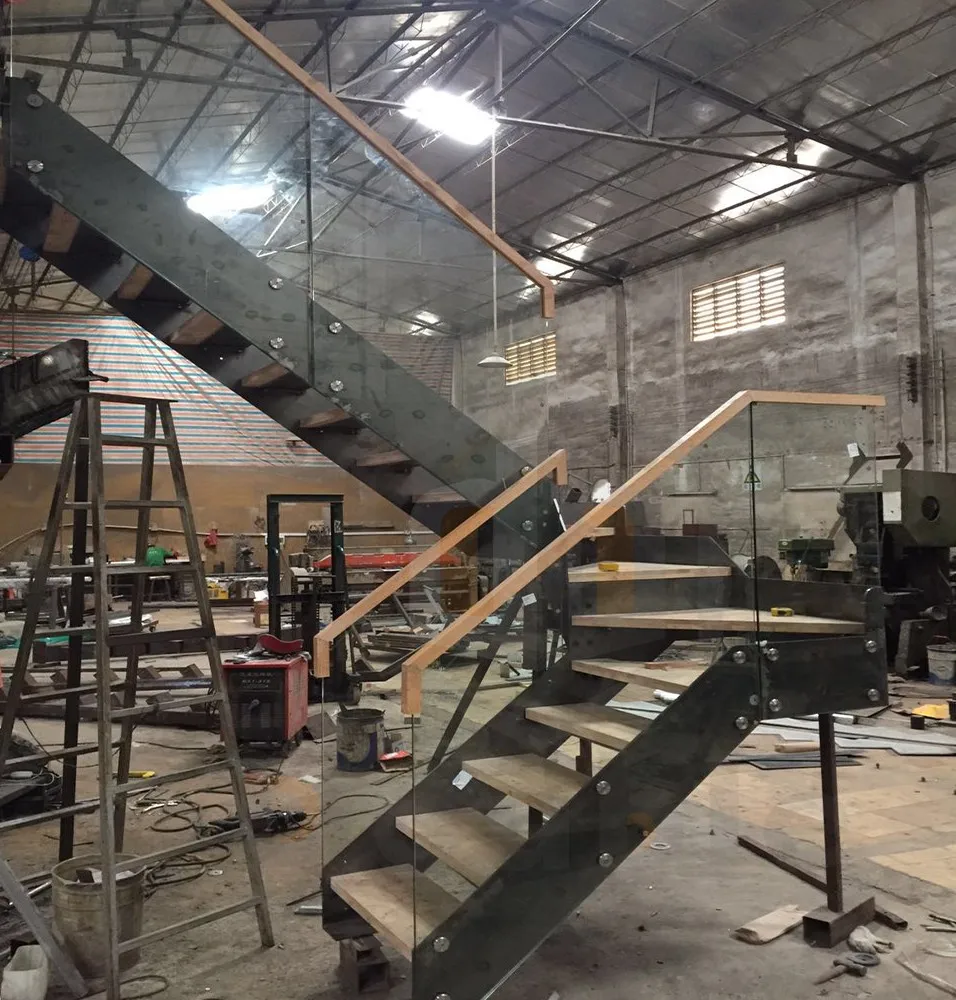 Commercial Tempered Glass Panel Straight Staircase Buy Glass