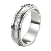 R804235 xuping Buddhism chinese Rotatable 925 silver color ring for man