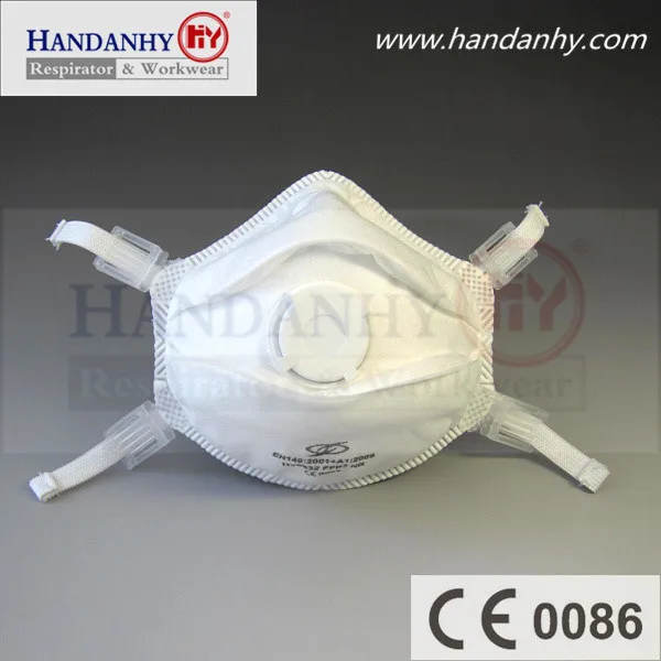 breathing protective FFP2 fold flat respirator face mask