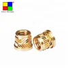 Threaded Brass Inserts M8 M5 M4 M3 M1.6 M1.2 For Plastic Injection Molding