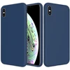 Original Liquid Silicone Case for iPhone X XS MAX XR 5 5s SE 6 6s 7 8 Plus Phone Cover with Logo and Packing Box