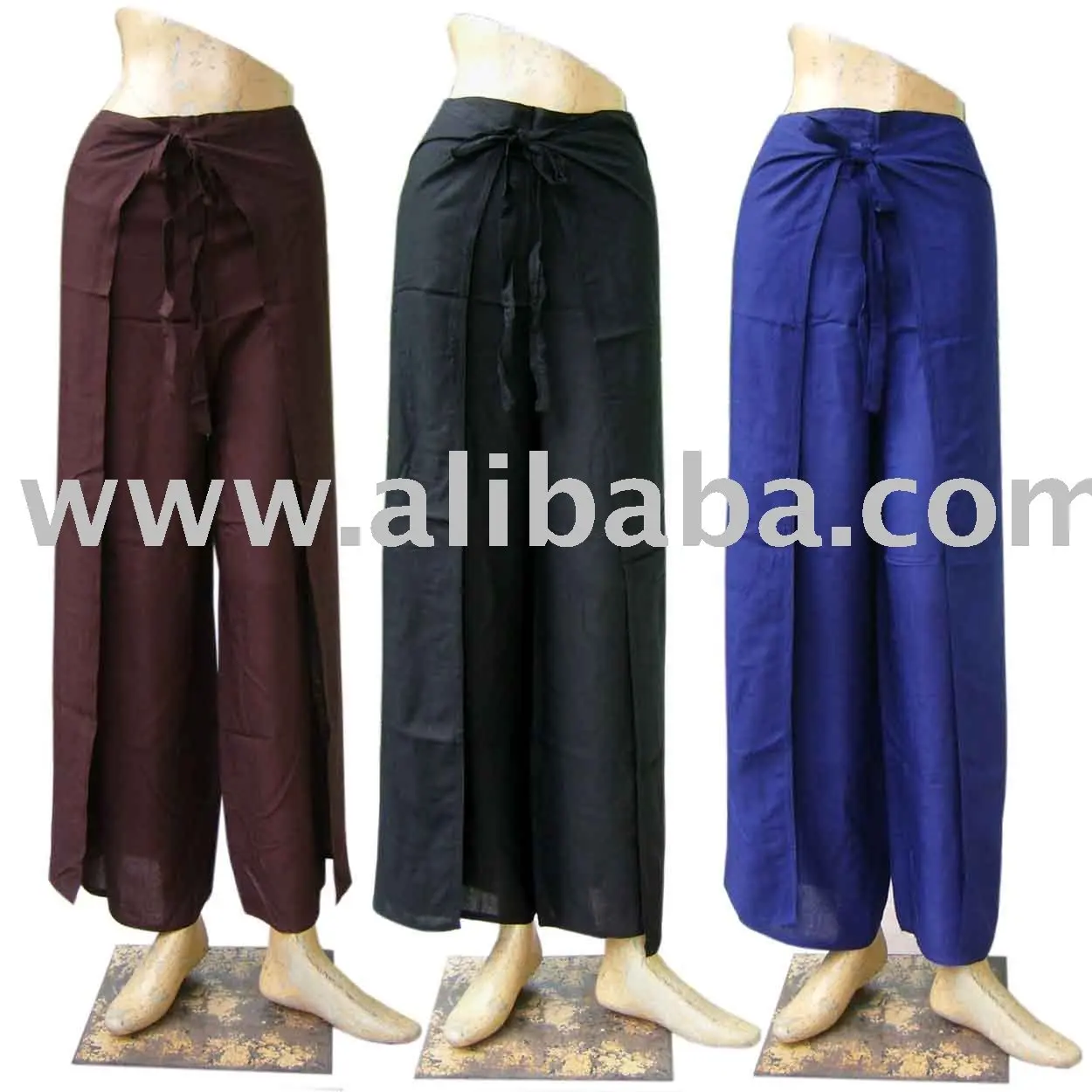 Pantalones tailandeses abrigo sarong pantalones hippie ...