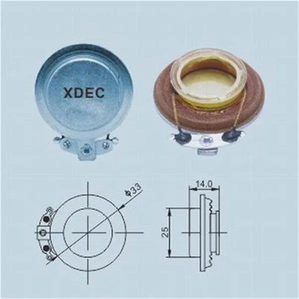 2020 New Vibration Transducer 1.3 '' 33mm 4ohm 3W and 44mm 15w high power Exciter Speaker for massage furniture - ANKUX.COM
