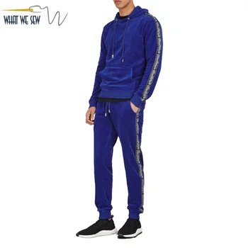 blue jogging suit