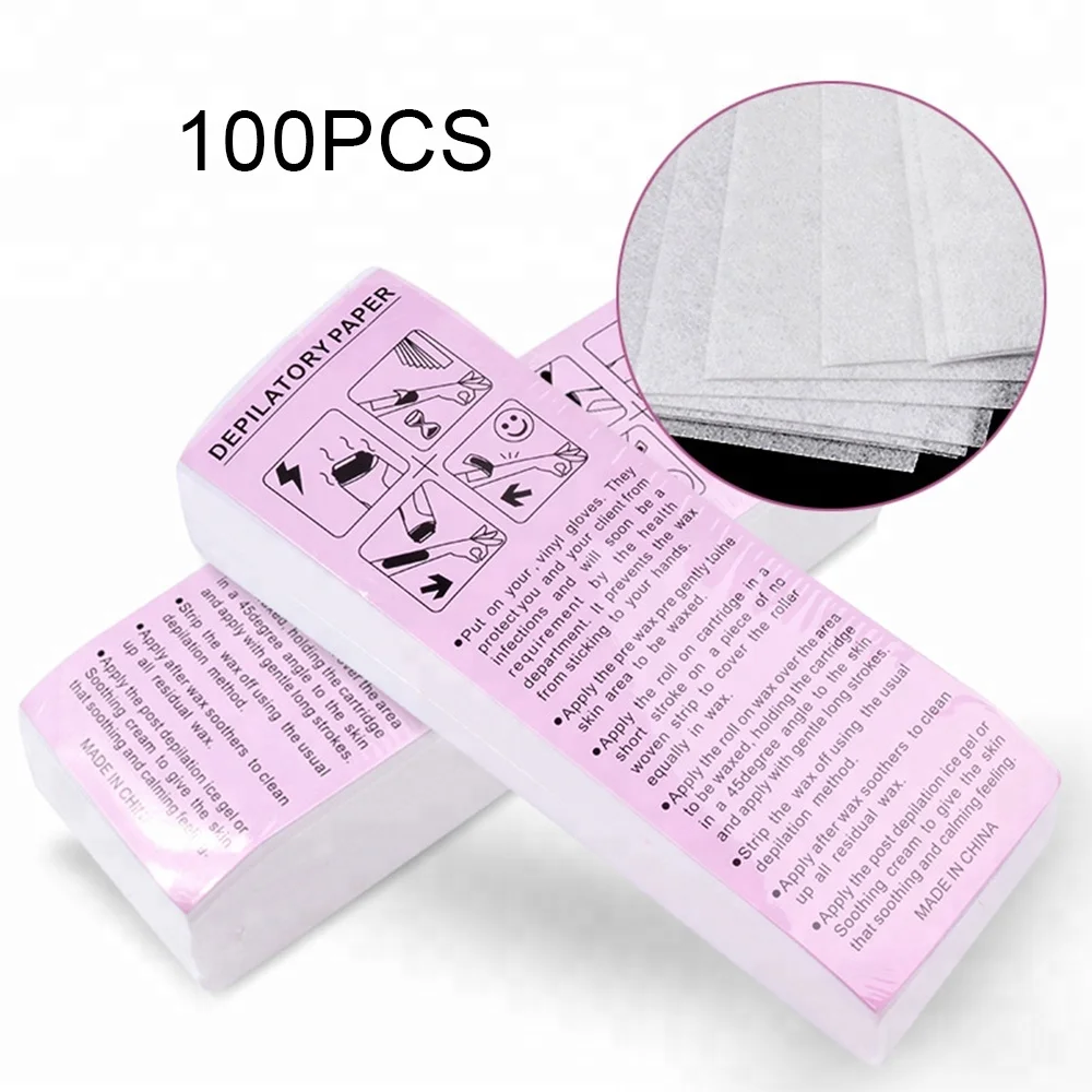 Nonwoven Waxing Strips/rolls,Disposable Depilatory Cold Wax Strips
