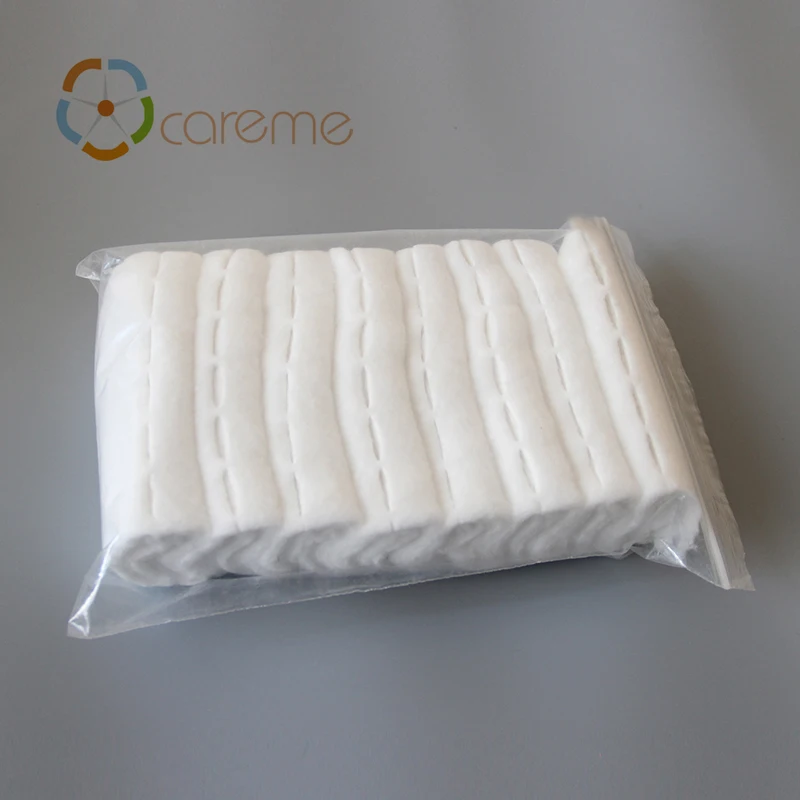 
Hospital Grade Hygienic Non-sterile Medical Zigzag Cotton pad ball 25g/50g/100g 