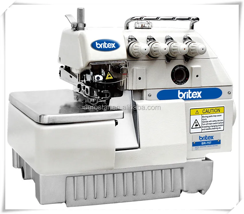 747757 Hot Sale Super High Speed 4 Thread Overlock Sewing Machine For Shoes Brother Tailor