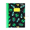 Linen notebook with customer design printing on cover for school children