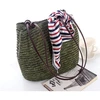 Fashion Handwoven Rattan Weave Summer Straw Clutch Shoulder Bags Philippine Women Handbags Beach Bag Tote Bag