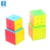Speedcubing Bundle Qidi S 2X2 Warrior W 3x3 Qiyuan S 4X4 qizheng s 5X5 Stickerless Bright Qiyi Speed Cube