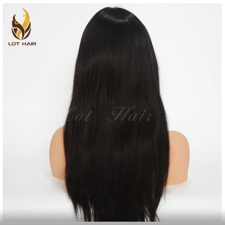 

Glueless full lace wig unprocessed brazilian virgin human hair with baby hair