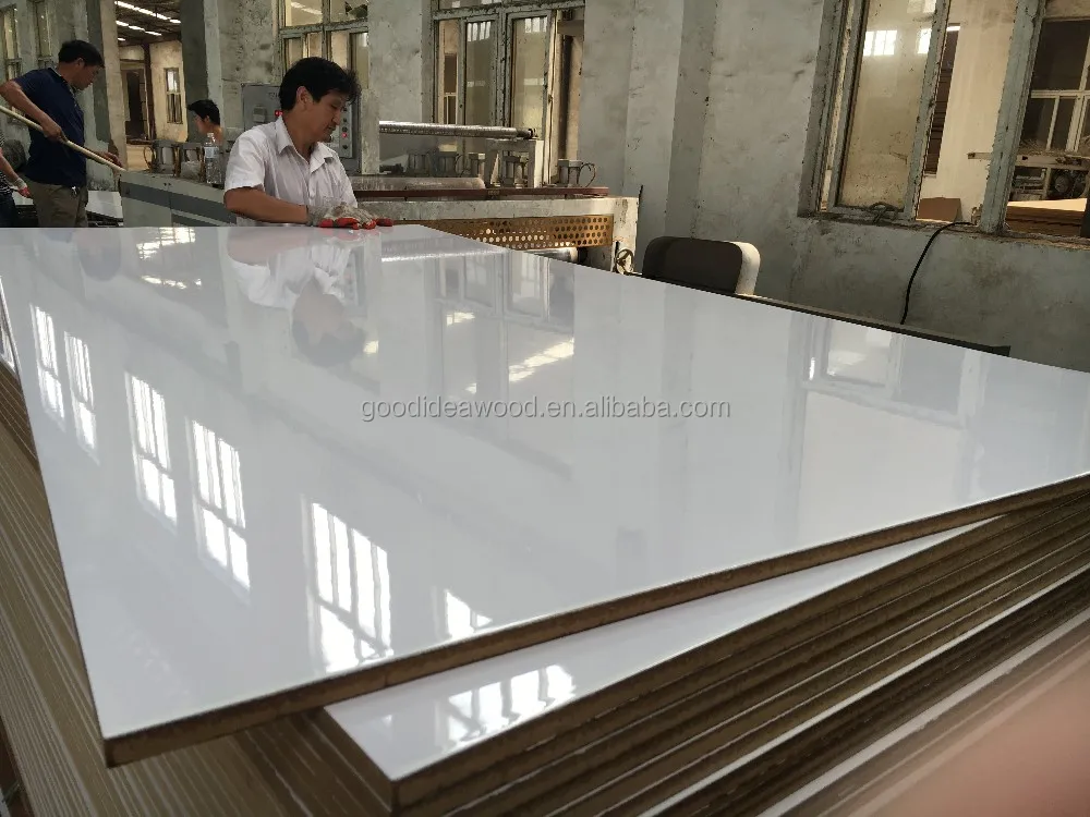 
100% poplar 4*8 white color melamine mdf 