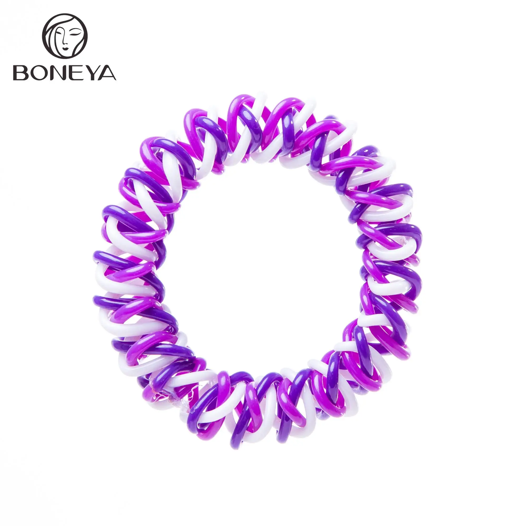 Wholesale Hair Scrunchies Tpu Hair Elastic Telephone Cord Line Ponytail