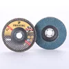 4" 100x16mm zirconia material abrasive flap disc for steel and inox