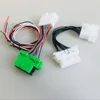 OBD2 OBDII 16 Pin Y Splitter Extension cable assembly Diagnostic auto wiring harness