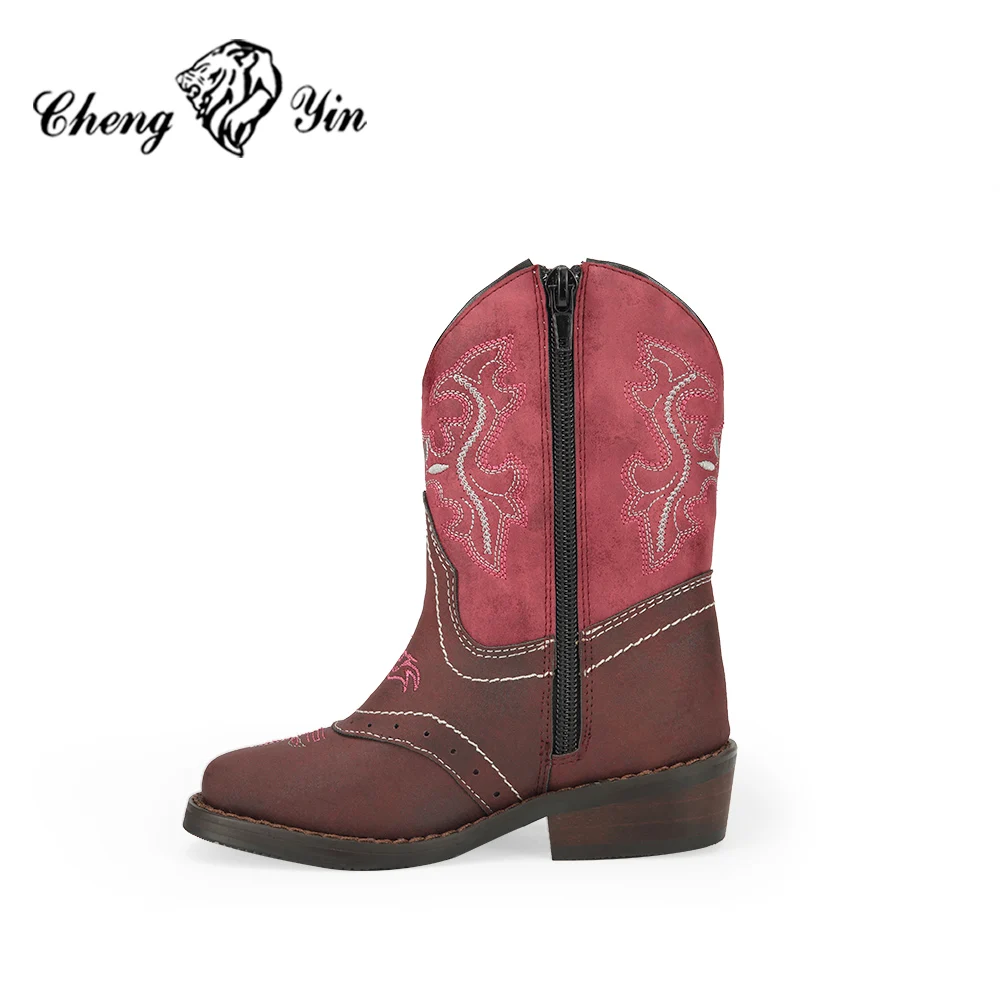 baby red cowboy boots