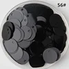 Quick delivery cheap price 30mm flat back pet sequin