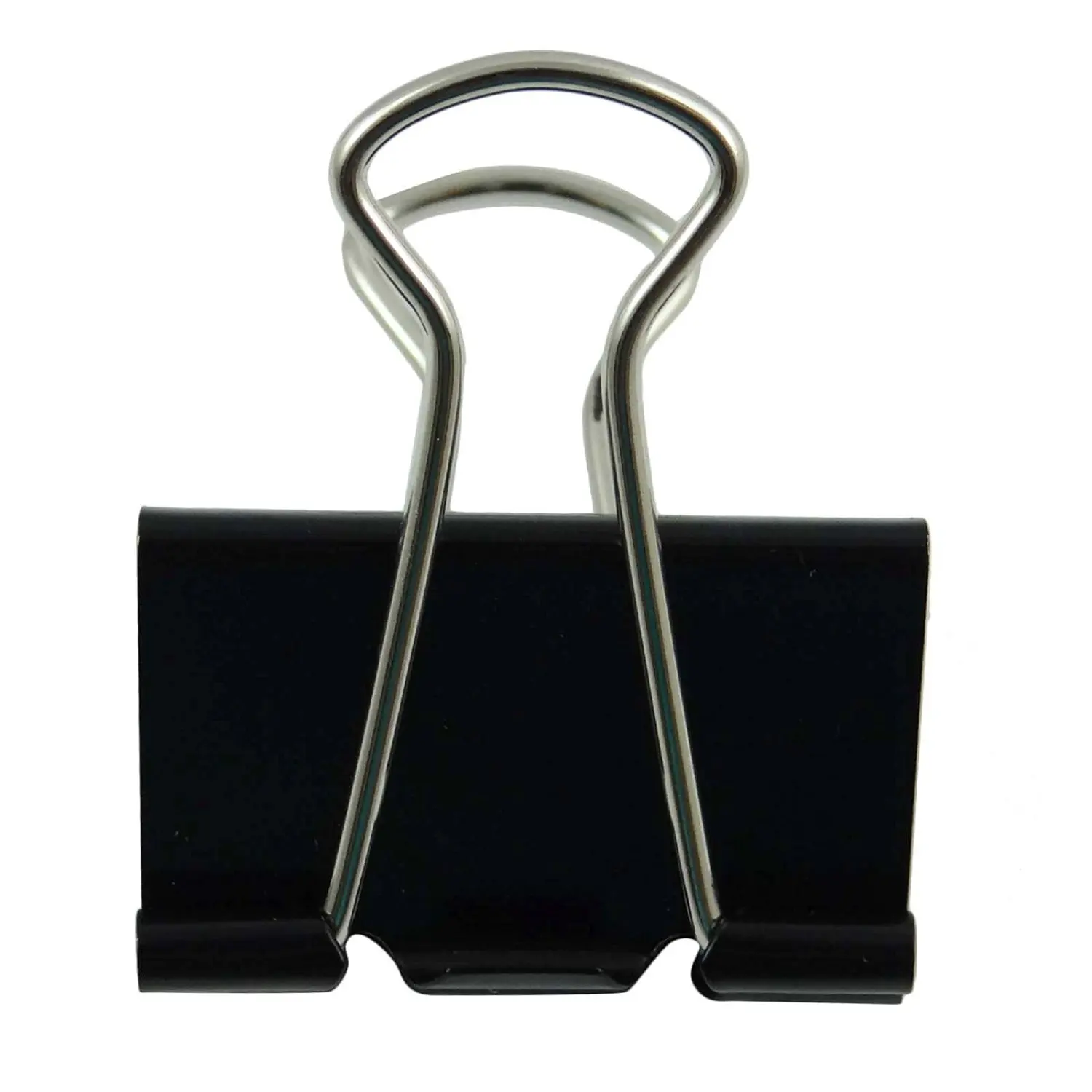 black paper clips office supplies