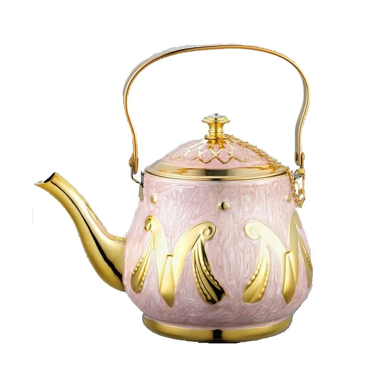 

Hot sale high quality in set packing 1.3L+1.6L+1.8L stainless steel teapot bird tail pattern tea and coffee pot sets