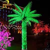 Garden decor LED outdoor landscape light up palm tree