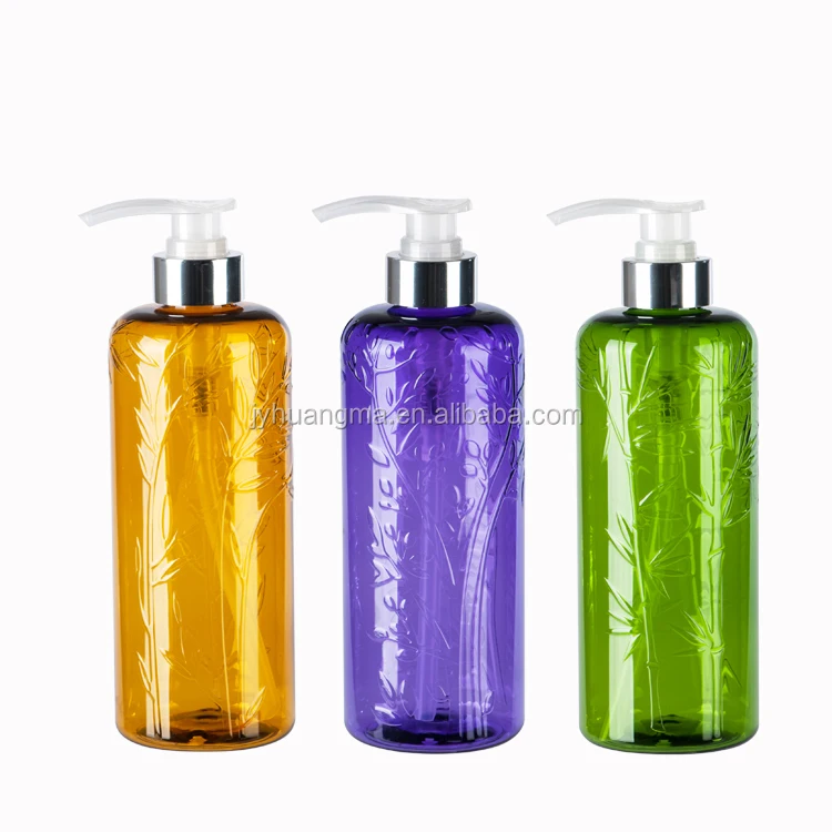 Embossing Flower Shamboo Empty Plastic Bottle 600ml Buy Shampoo Empty Plastic Bottles,Empty