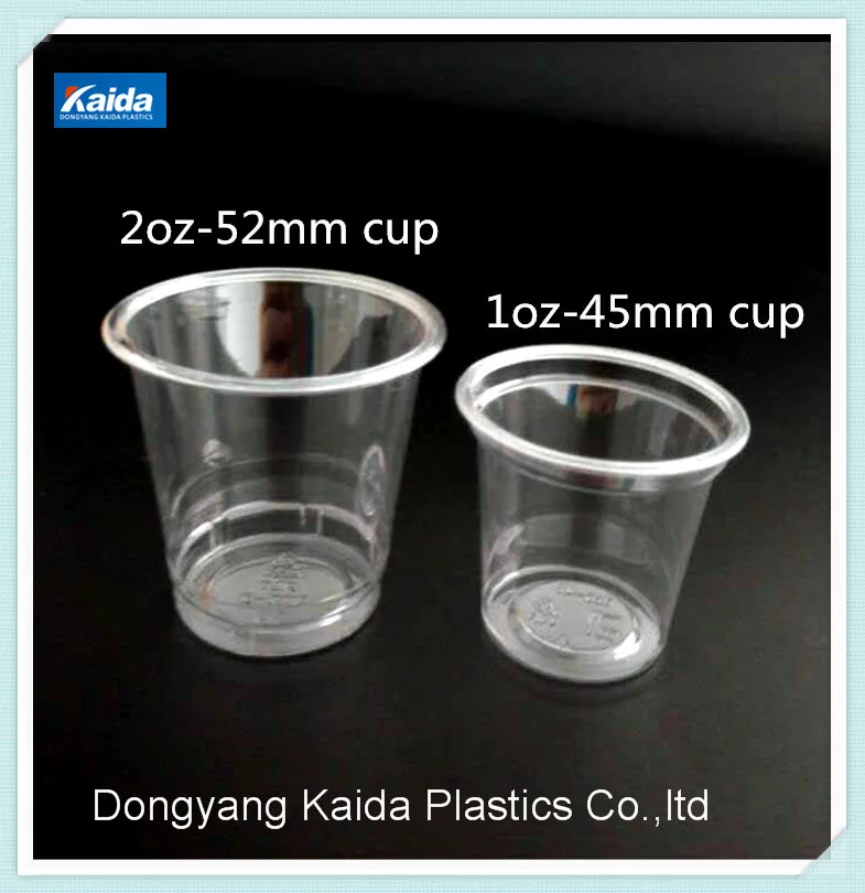 2oz 52mm 55ml Plastic Whisky Tasting Cups,Pet Disposable Tasting Cups