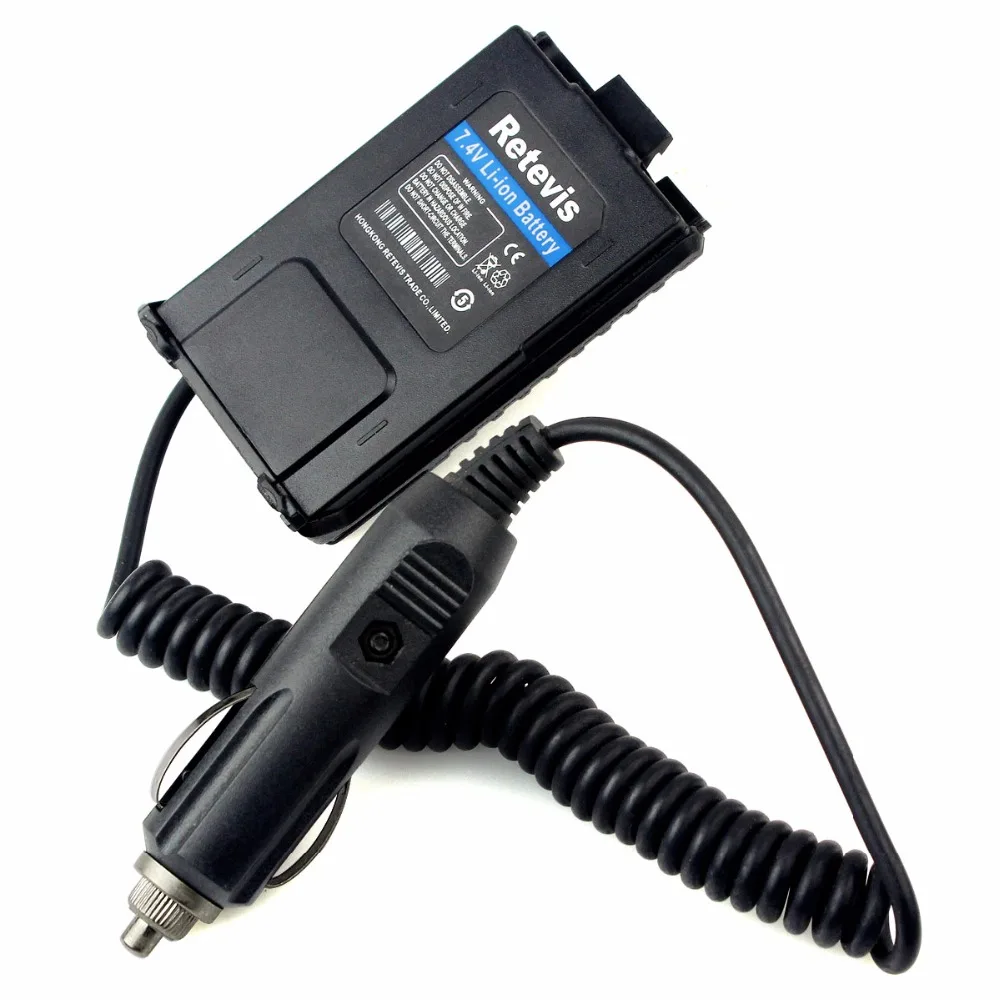 

Baofeng UV-5R Car Radio walkie talkie Battery Eliminator Adapter 7.4V for Retevis RT-5R RT-5RV BAOFENG UV-5RA UV-5RB UV-5RE PLUG