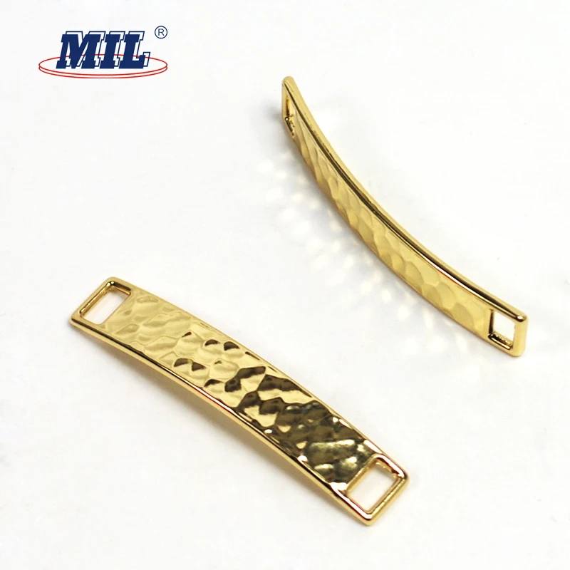 Custom brand logo label metal plate for clothing