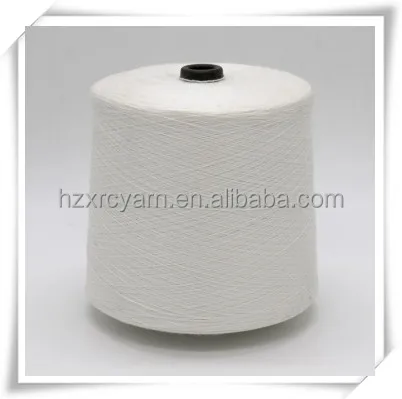 
AA grade ppt nylon viscose 100% core spun raw white yarn 28s 