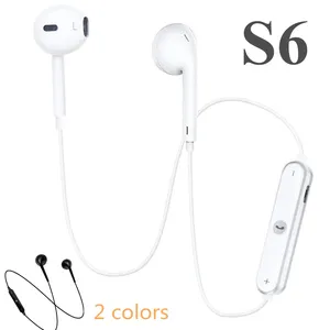S6 Sport Bluetooth Earphones Microphone