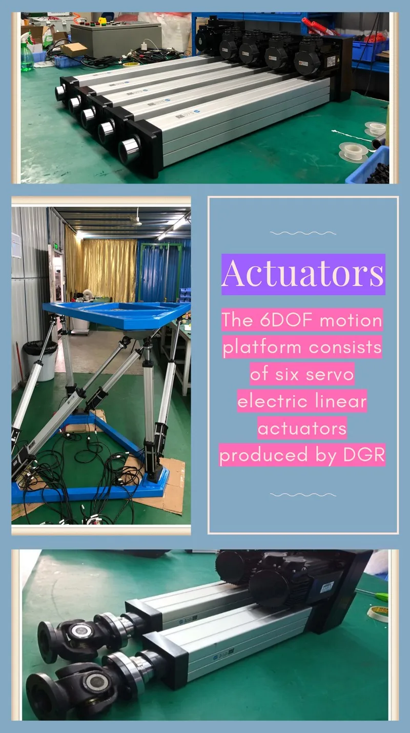 6dof Servo Drive Long Life Precision Electric Telescopic Linear