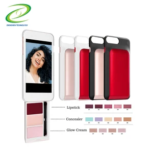 UONOFO oem odm cosmetic lipstick concealer makeup set phone cover case professional foundation make up phone case