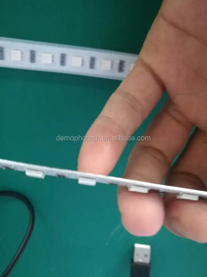 Customized Switchable Precut SMD5050 395nm UV LED Rigid Addressable Strip Light with USB port