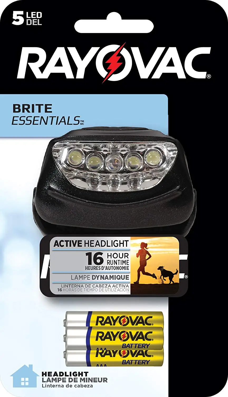 Rayovac Value Bright 25Lumen 2AA 3 LED Flashlight with Batteries