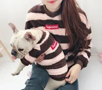 

2019 Fashion Pet clothes Dog Match Outfits Matching Dog and Human Pet Clothes