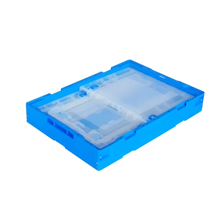 Storage Box With Open Front Yellow Foldable Moving Keyway