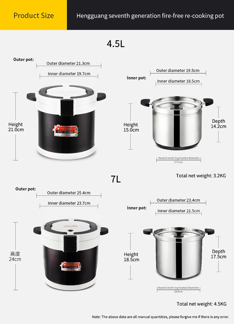 Newest Amazing Stainless Steel No Fire Re Cooking Vacuum Thermal Cooker Buy No Fire Re Cooking Thermal Cookerthermal Cookerstainless Steel Cooker