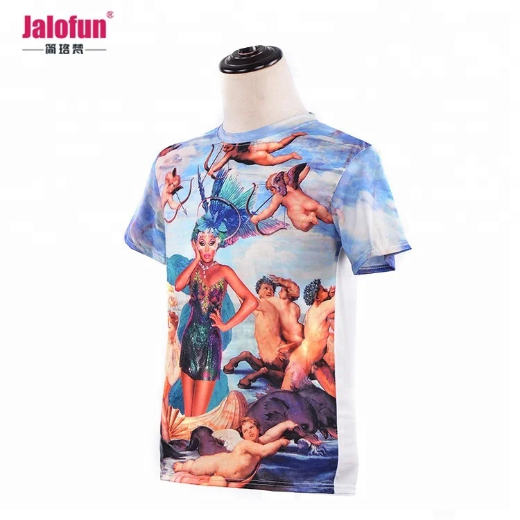 

Wholesale Men Women Custom Design Full Print T Shirt