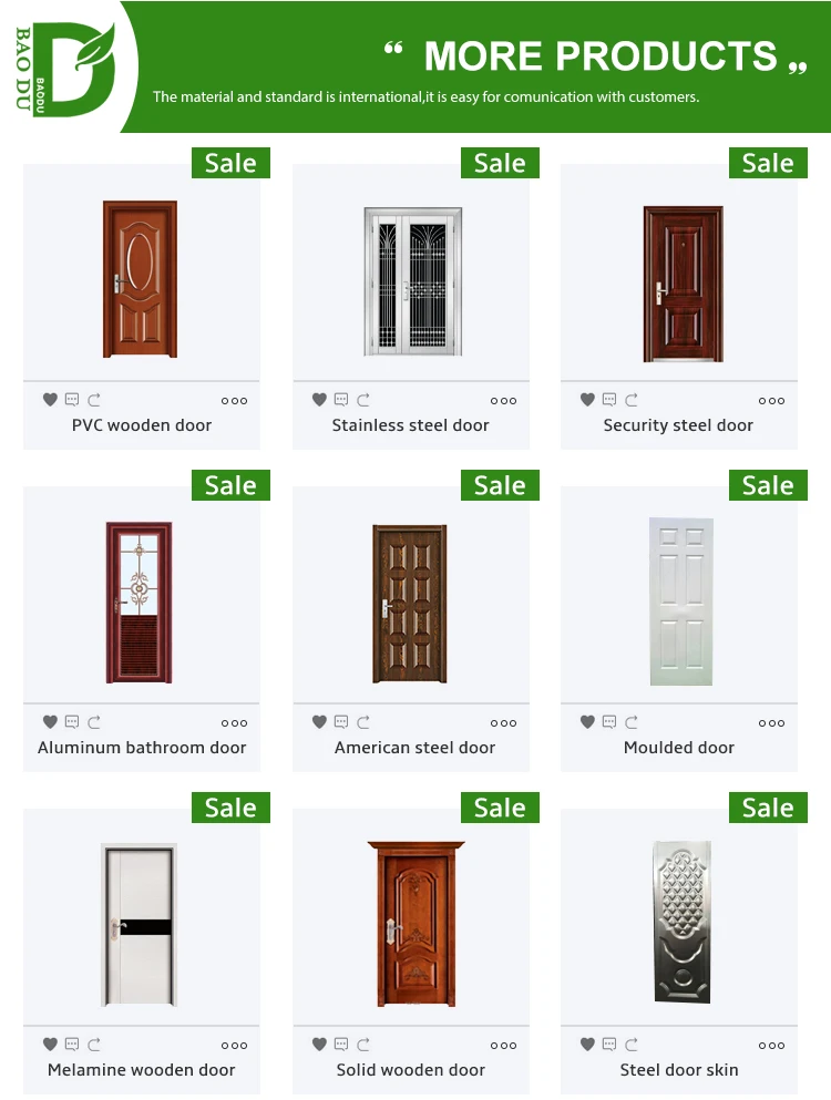 China supplier security steel door apartment main gate design folding security gate