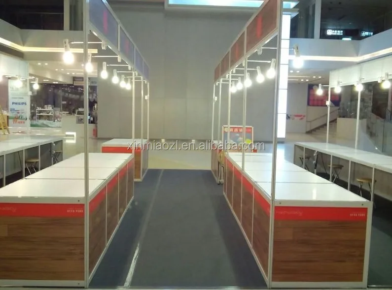 Temporary Display Showcases,Exhibition Glass Showcases,Aluminum Wood